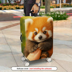 1-Piece Cute Adorable Red Panda Animal Nature Wildlife  Suitcase Luggage Cover, Stretch Protective Sleeve