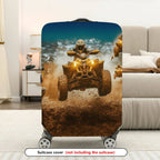 1-Piece Adventure Motorsport Racing Off-road Extreme Action  Suitcase Luggage Cover, Stretch Protective Sleeve