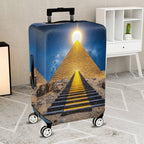 1-Piece Pyramid Stargate Cosmic Egypt Ancient Mysterious  Suitcase Luggage Cover, Stretch Protective Sleeve