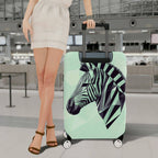 1-Piece Geometric Zebra Animal Pattern  Suitcase Luggage Cover, Stretch Protective Sleeve
