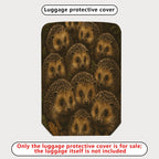 1-Piece Hedgehog Nature Animals Forest Wildlife Cute  Suitcase Luggage Cover, Stretch Protective Sleeve