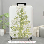 1-Piece Christmas Tree Bow  Holiday Decorative  Suitcase Luggage Cover, Stretch Protective Sleeve
