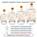 1-Piece Cute  Animal Star Moon Rainbow  Suitcase Luggage Cover, Stretch Protective Sleeve