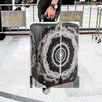1-Piece Meditation Cosmic Vortex Storm Abstract Artistic  Suitcase Luggage Cover, Stretch Protective Sleeve