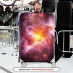 1-Piece Galactic Cosmic Star Nebula Universe Space  Suitcase Luggage Cover, Stretch Protective Sleeve