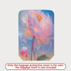 1-Piece Floral Artistic Pastel Dreamy Elegant Luggage  Suitcase Luggage Cover, Stretch Protective Sleeve