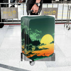 1-Piece Sunset Mountain Landscape Cloud Sky Nature  Suitcase Luggage Cover, Stretch Protective Sleeve