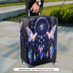 1-Piece Dreamcatcher Butterfly Feather Jewel Cosmic  Suitcase Luggage Cover, Stretch Protective Sleeve
