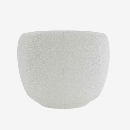 Fauteuil bouclette couleur gris-crème Victoria