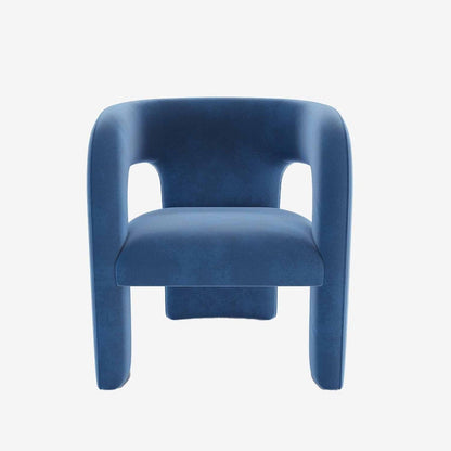 Fauteuil de salle à manger en velours