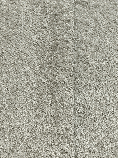 Fauteuil design bouclé beige Pablo