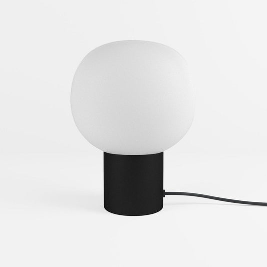 Lampe à poser vintage en métal noir