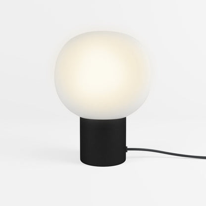 Lampe à poser vintage en métal noir