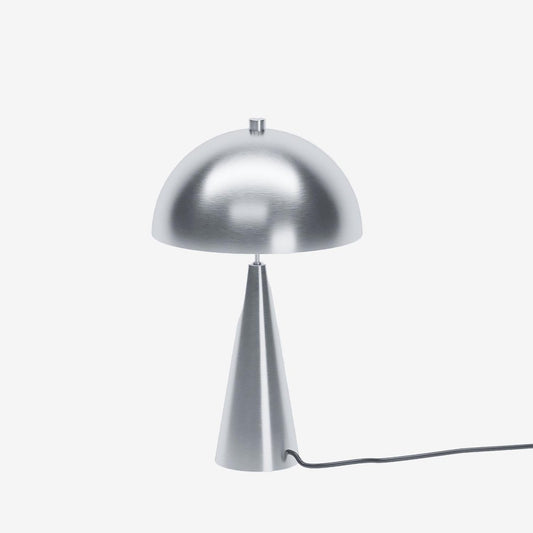 Lampe champignon à poser en métal argenté Monet